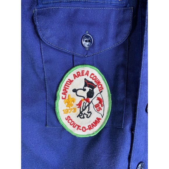 1970’s Official Boy Scouts Of America SHIRT W/ BADGES & PATCHES Scout-O-Rama - Picture 4 of 11